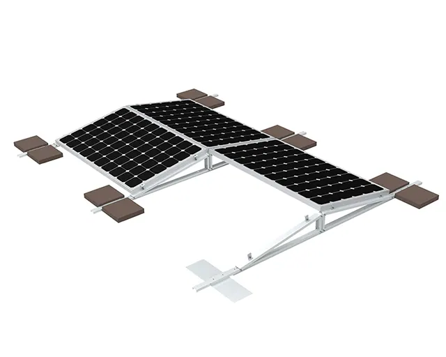 Double Sided Ballasted System installation
