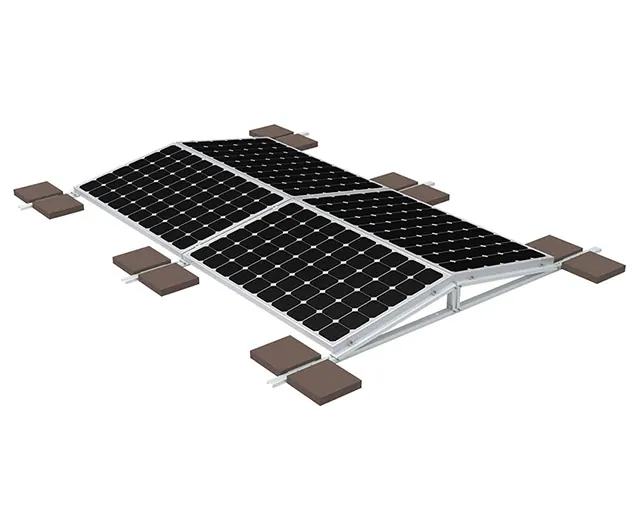 Double Sided Ballasted System installation