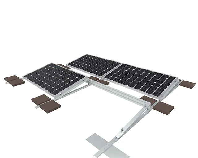 Single Sided Ballasted System installation